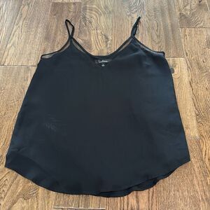 Lulus black mesh lined tank. Sz S.